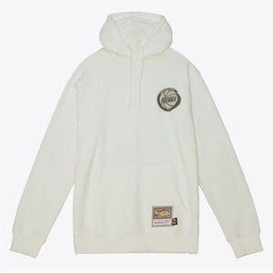 Mitchell & Ness Houston Rockets men’s cream pullover hoodie size M NWT